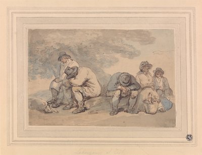 Lavoratori a riposo da Thomas Rowlandson